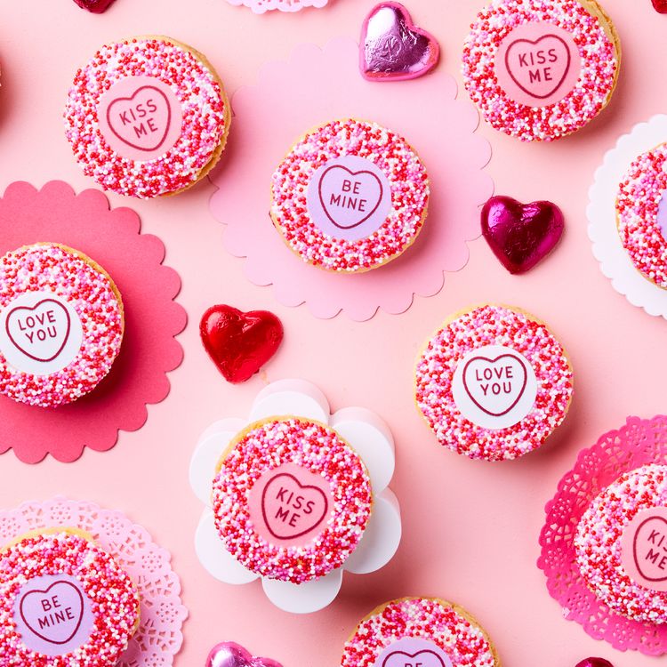 Love Heart Biscuits - Mixed Pack of Six