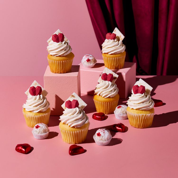 Raffaello Cupcakes - Pack of Six