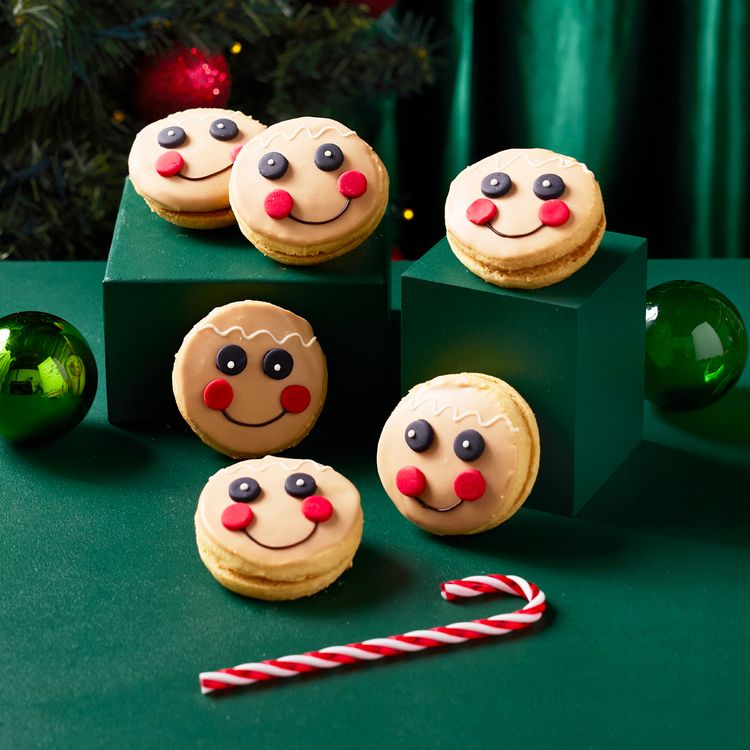 Gingerbread Man Shortbread Biscuits - Pack of Six