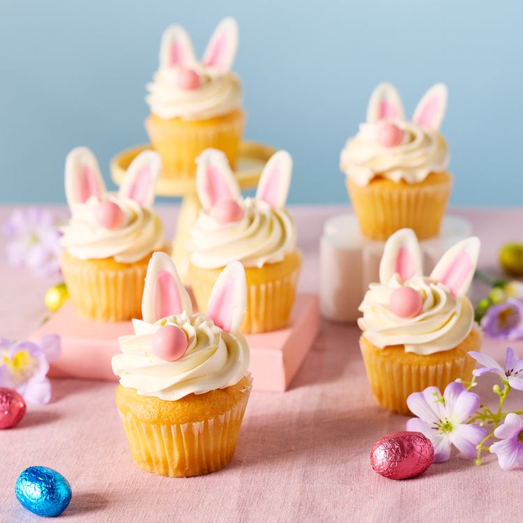 Easter Bunny Vanilla Cupcakes - Pack of Six