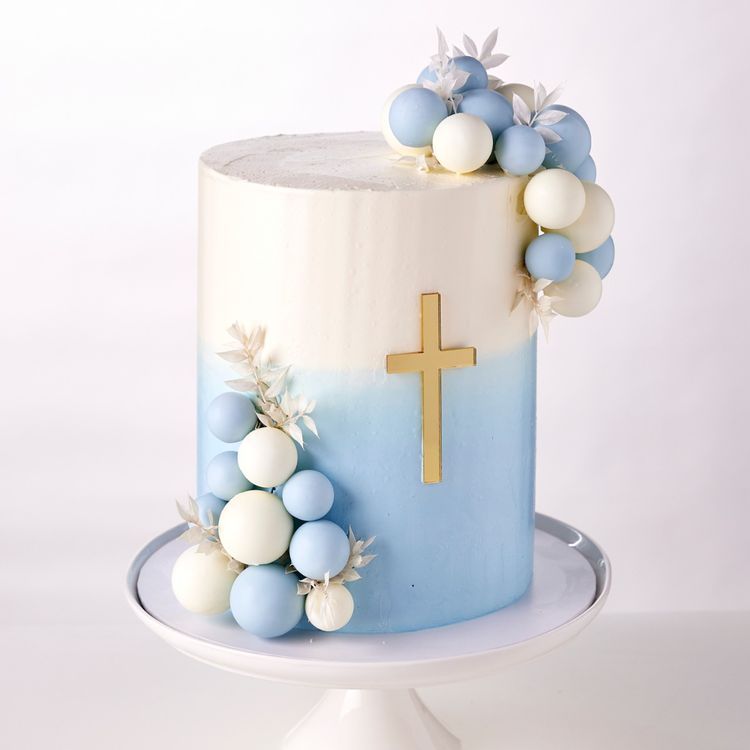 Classic Christening Cake