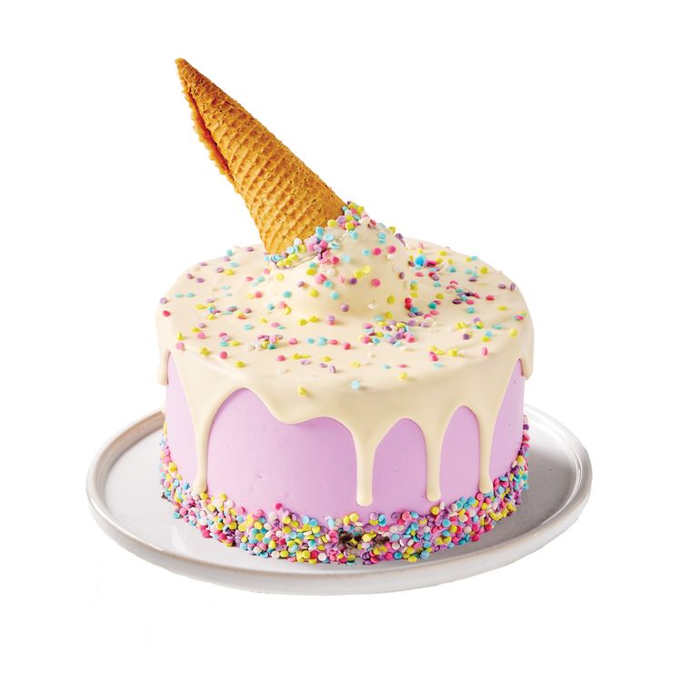 Flourless Ice Cream Drip Cake