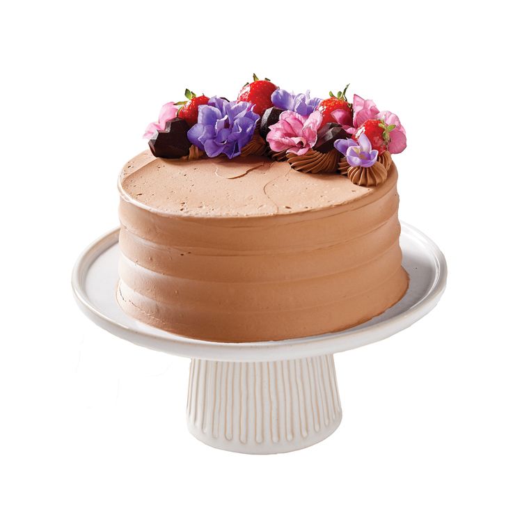 Flourless Chocolate & Berries Cake