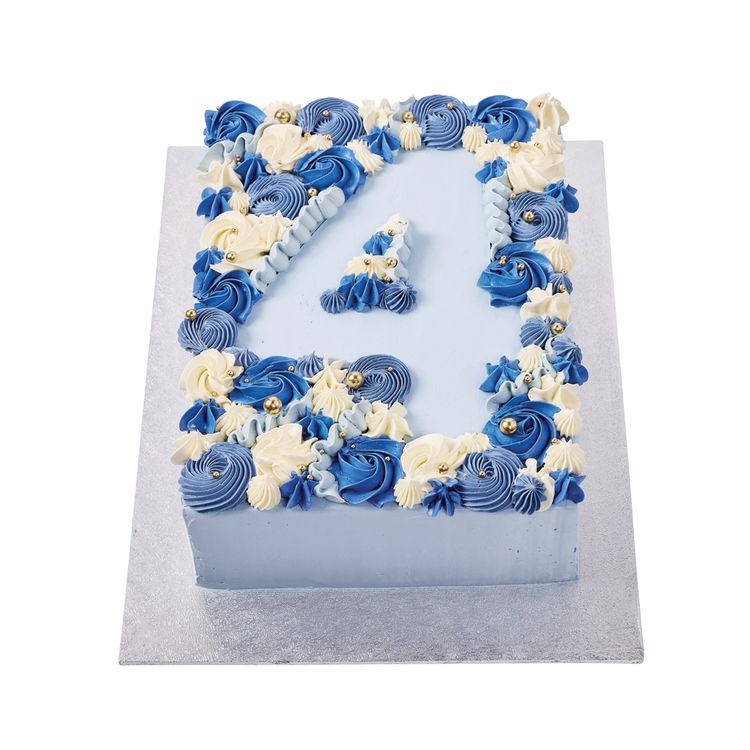 Number Sheet Cake