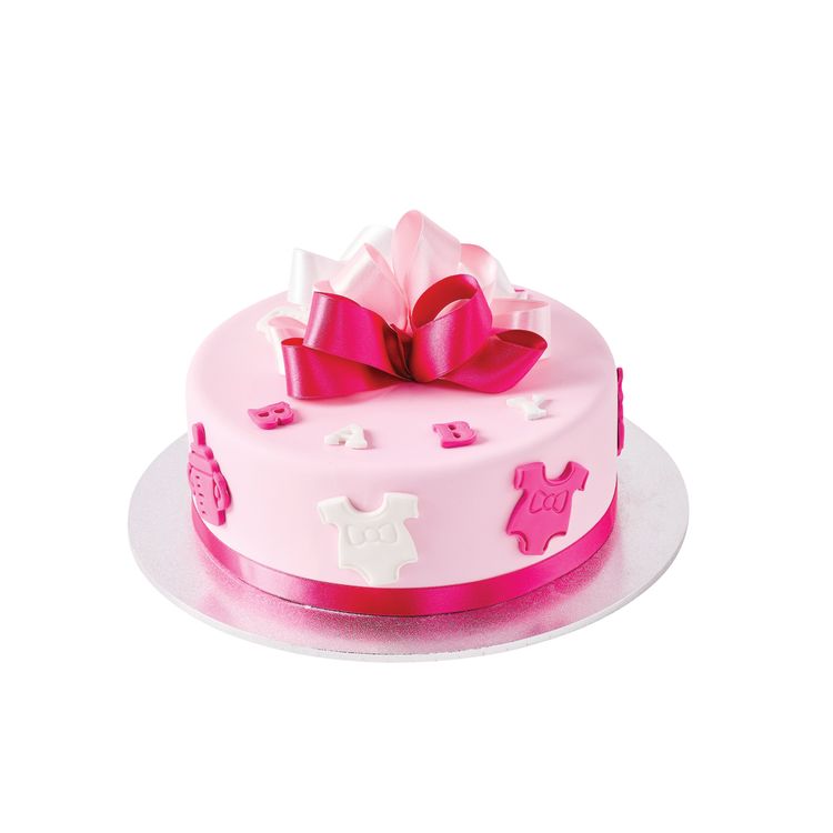 Baby Bottles and Bibs Cake