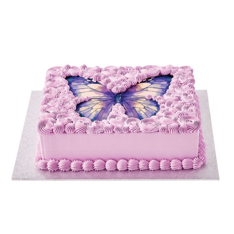 Butterfly Sheet Cake
