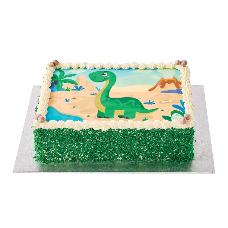 Dino Image Sheet Cake