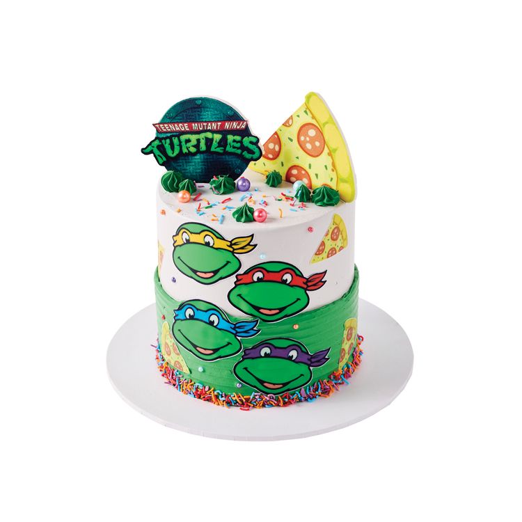 TMNT - Teenage Mutant Ninja Turtles Birthday Cake