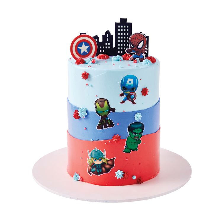 Baby Avengers Cake