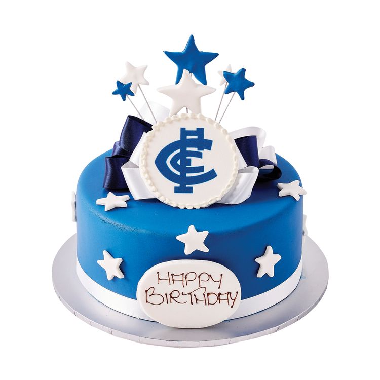 AFL Team & Stars Cake