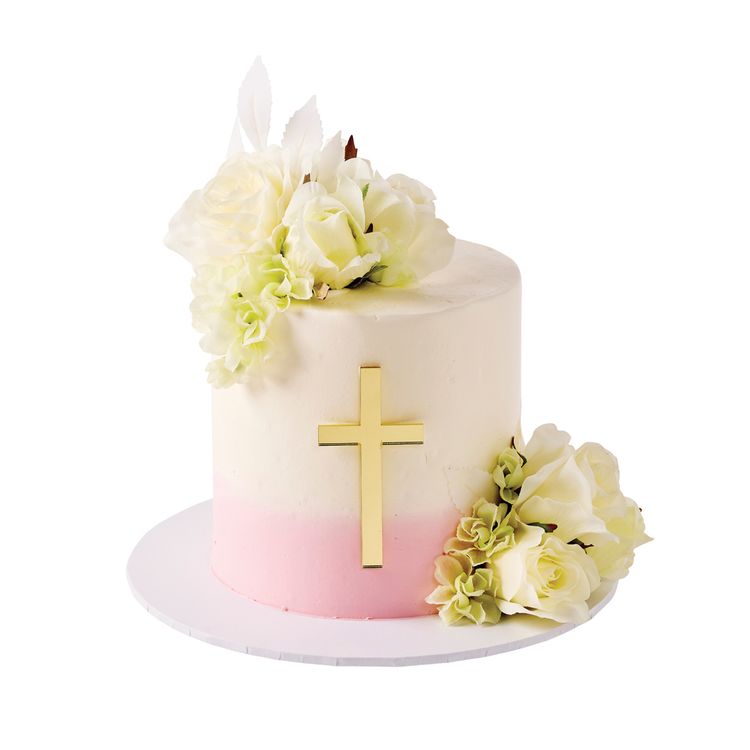 Classic Christening Cake