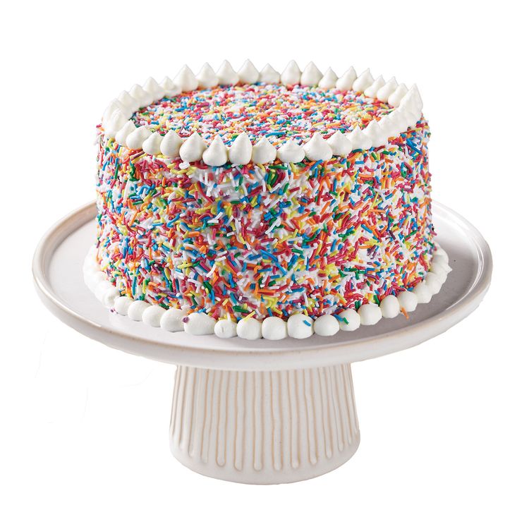 Vegan Rainbow Sprinkles Cake