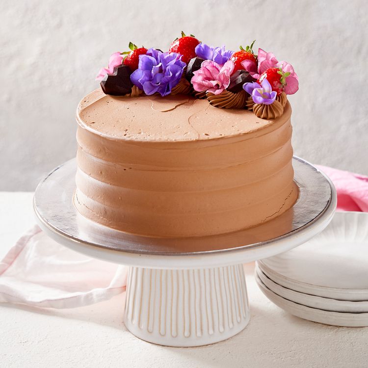 Flourless Chocolate & Berries Cake