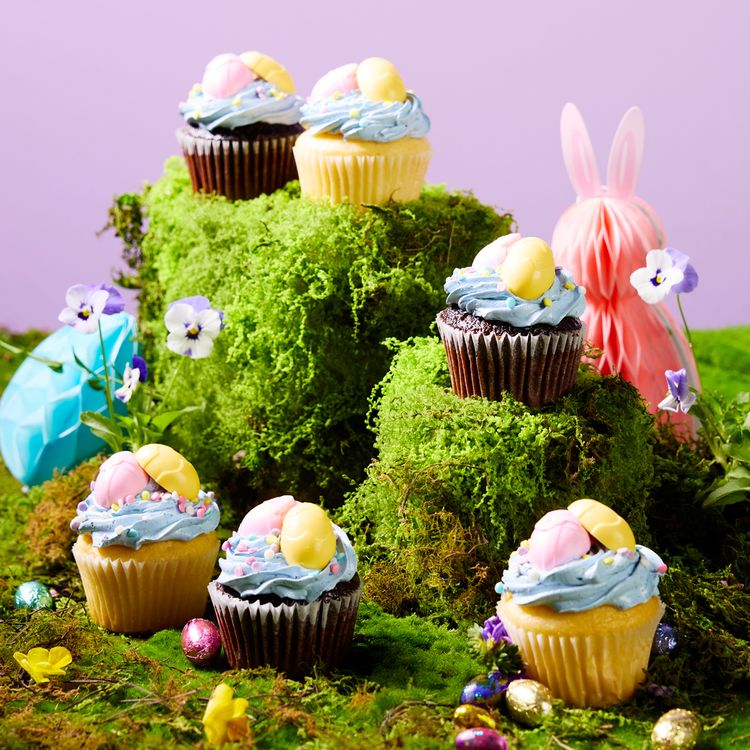 Mixed Easter Egg Cupcakes - Pack of Six