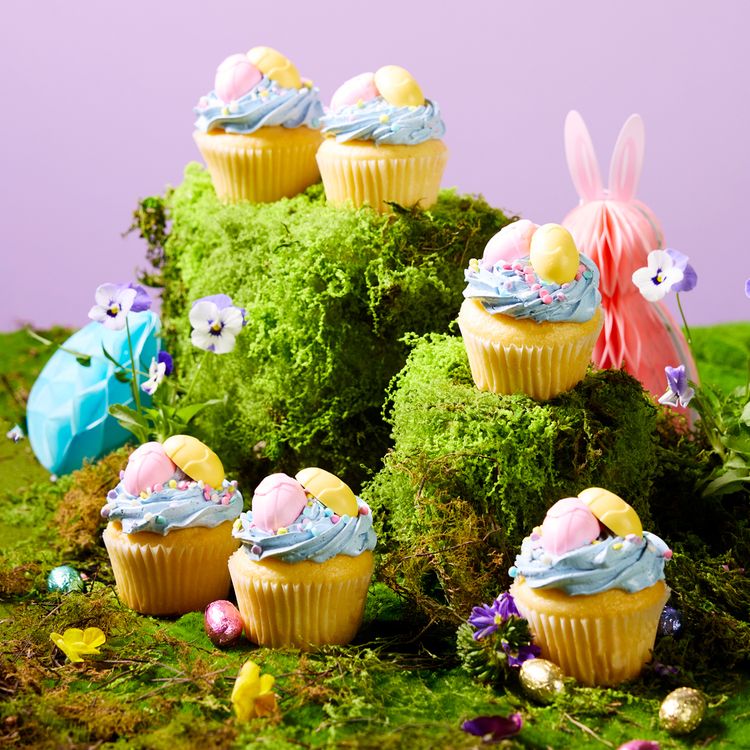 Vanilla Easter Egg Cupcakes - Pack of Six