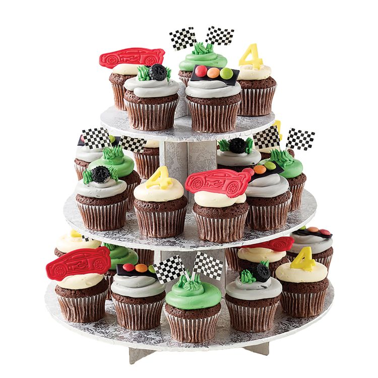Race Car Cupcake Cake