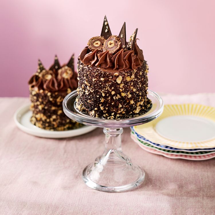 Mini Rocher Chocolate Hazelnut Cake
