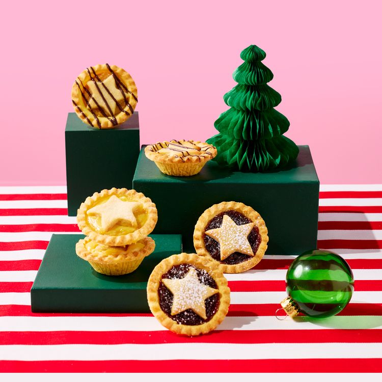 Mixed Christmas Tarts - Pack of 6