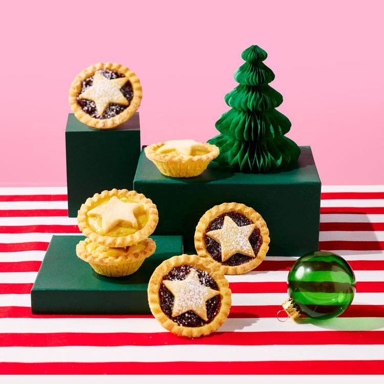 Mixed Christmas Tarts - Pack of Six