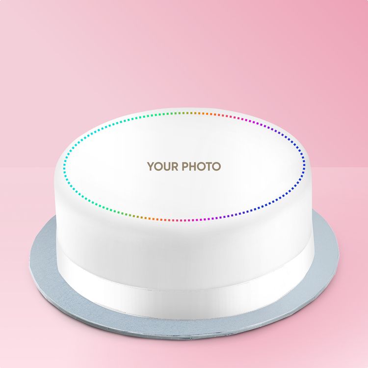 Round Photo Cake