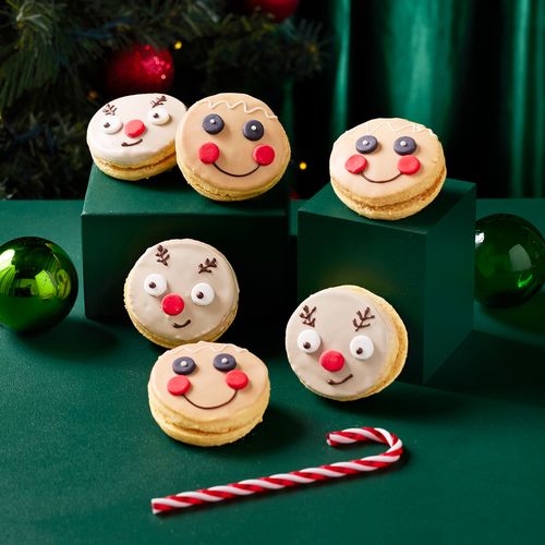 Mixed Christmas Shortbread Biscuits - Pack of Six