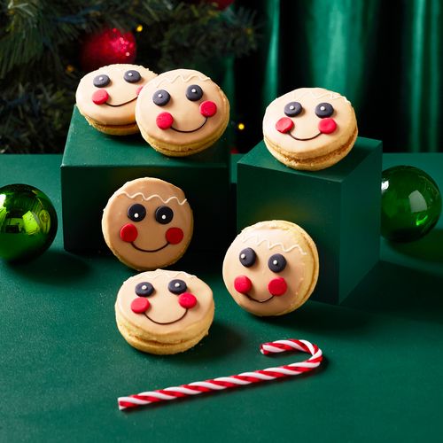 Gingerbread Man Shortbread Biscuits - Pack of Six