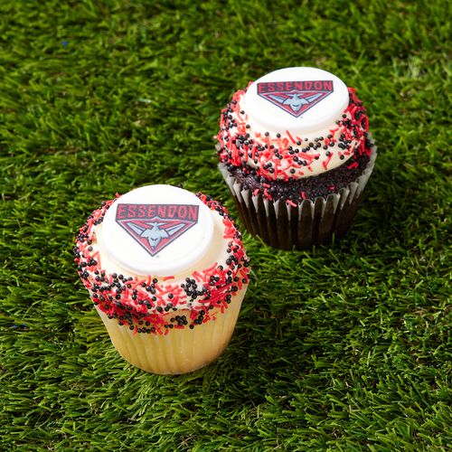 Essendon Cupcakes - Pack of Six