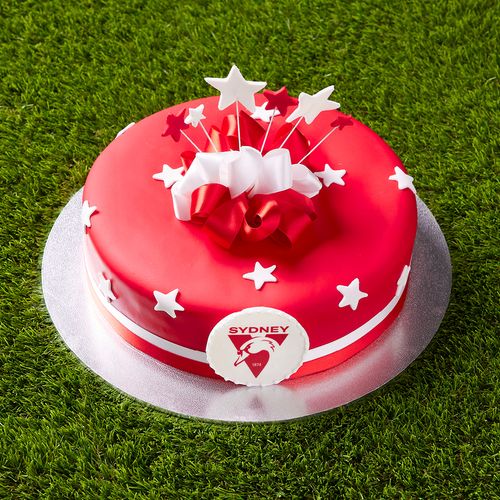 AFL Football Team Cake w Stars