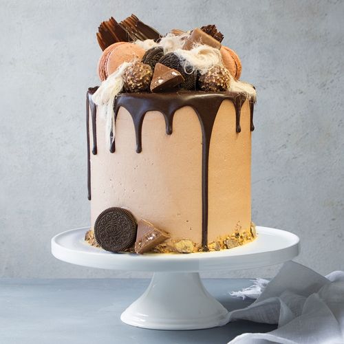 Honeycomb Drip Celebration Cake