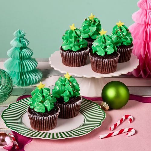 Christmas Tree Cupcake Chocolate