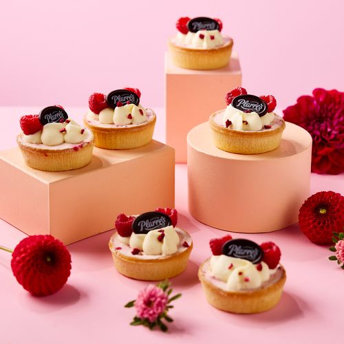 Raspberry Cheesecake Tart - Pack of Six