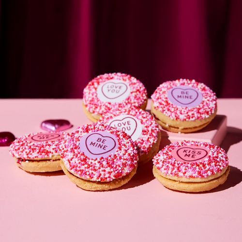 Love Heart Biscuit - Mixed Pack of Six