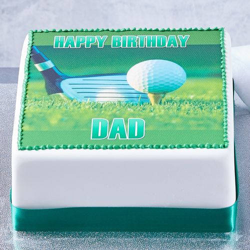 Golf Photo Cake