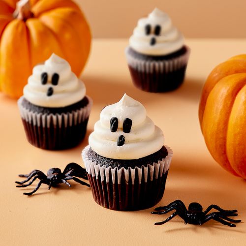 Ghost Chocolate Cupcakes - Pack of Six