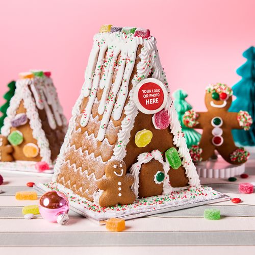 Personalised Christmas Gingerbread Chalet - Large