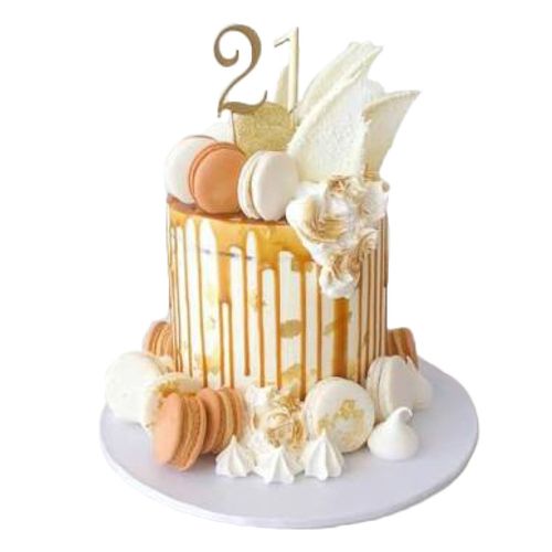 Luxury Caramel Drip Cake