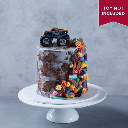 Monster Truck Birthday Cake 