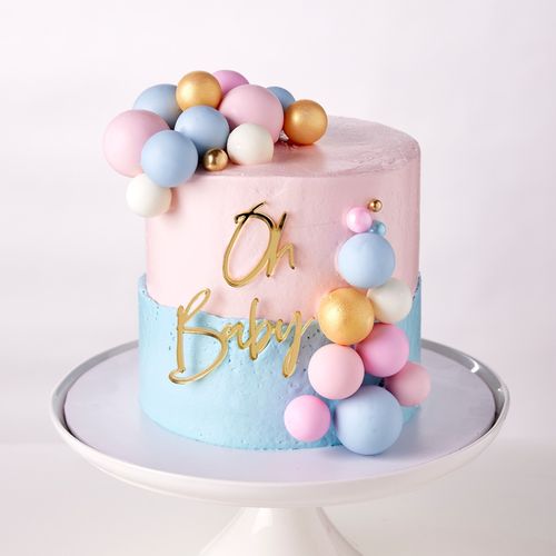 Gender Reveal Cake