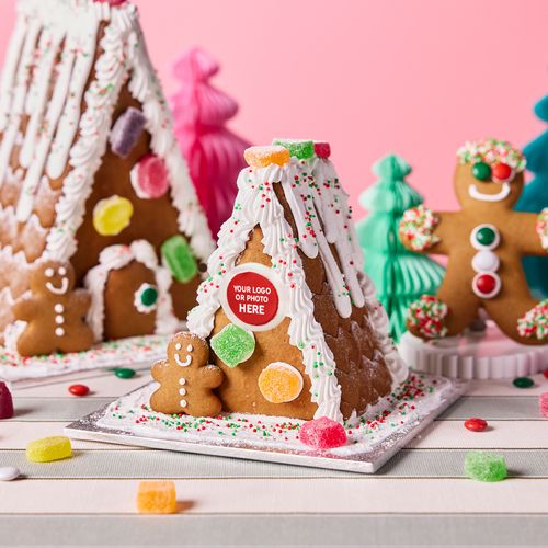 Personalised Christmas Gingerbread Chalet - Small