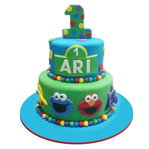 Sesame Street Birthday Cake