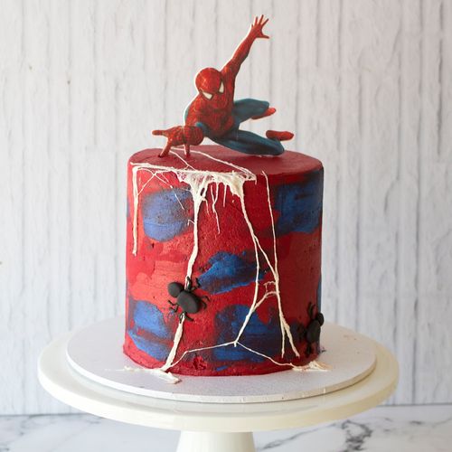 Spiderman Birthday Cake 