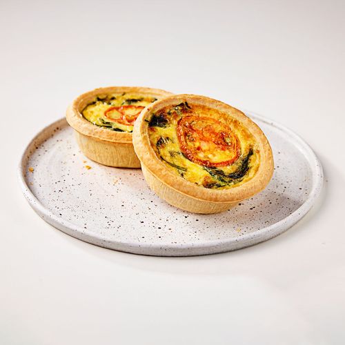 Spinach & Tomato Quiche Pack